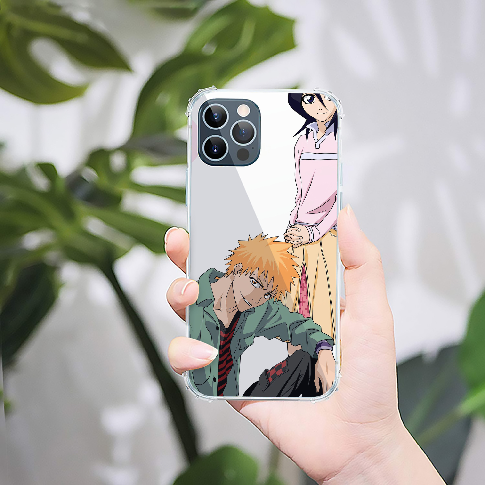 （画像用） ブリーチ BLEACH 【iPhone 12シリーズ対応】透明スマホケース（クリアソフトケース）